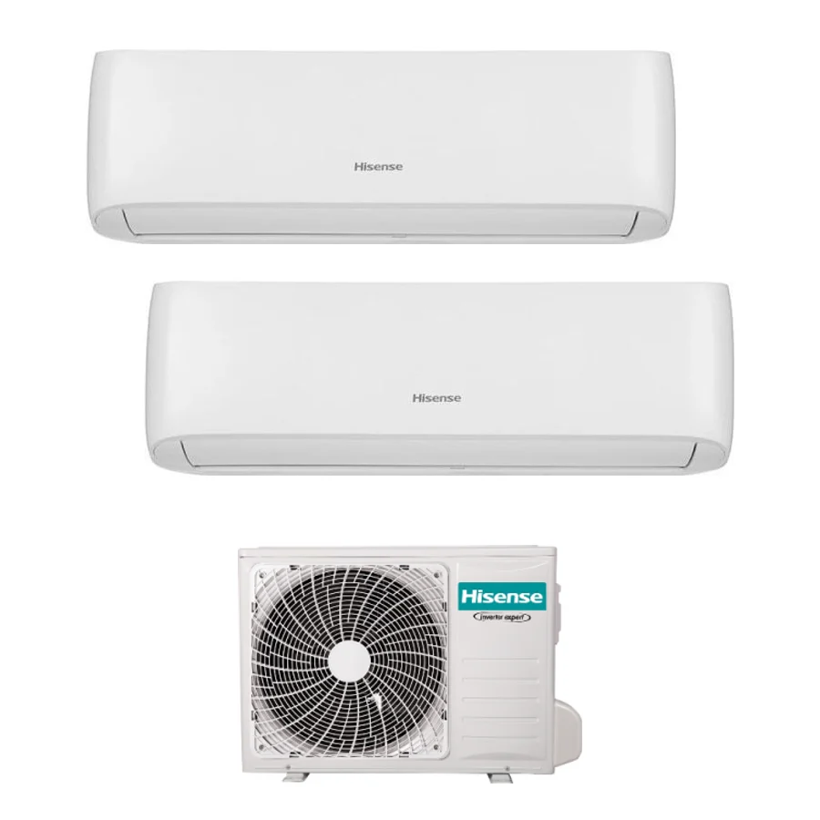 Aire 2x1 Hisense 2AMW52U4RXC + CF25YR04G + CF35MR04G