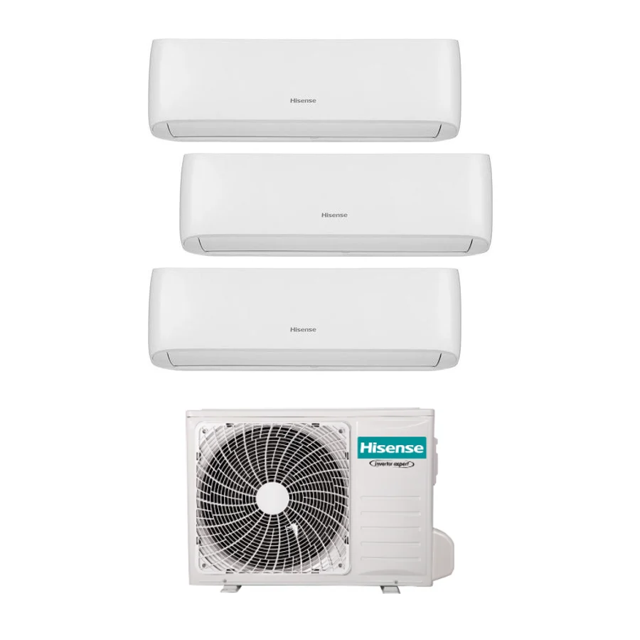 Aire 3x1 Hisense 3AMW62U4RJC+CF25YR04G+CF25YR04G+CF25YR04G